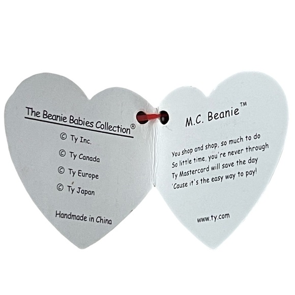 Ty Beanie Babies 2003 Signature Bear 11th Generation Master Card Bear New Tags! - Picture 4 of 6